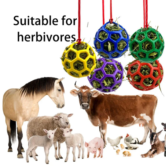 Horse Treat Ball Hay Feeder Toy - 14cm - ProPawPet.com