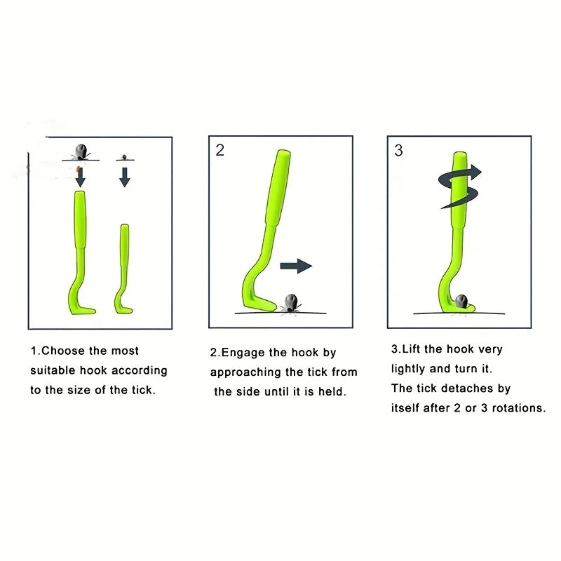 3Pcs Pet Flea Remover Tool Kit Plastic - ProPawPet.com