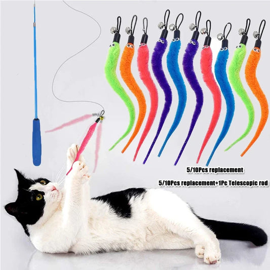 Replace Plush Cat Toy Accessories Worms - ProPawPet.com