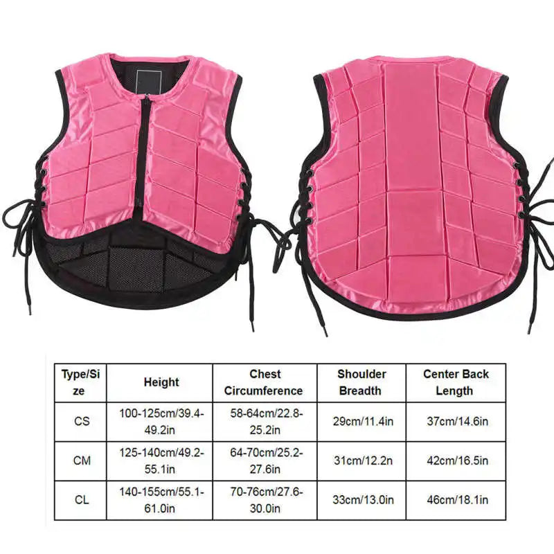 Children Equestrian Vest Kids Safety Horse - ProPawPet.com
