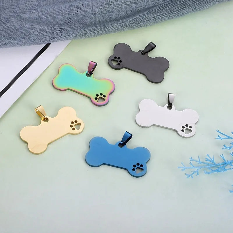 50Pcs Stainless Steel Personalized Engraving - ProPawPet.com