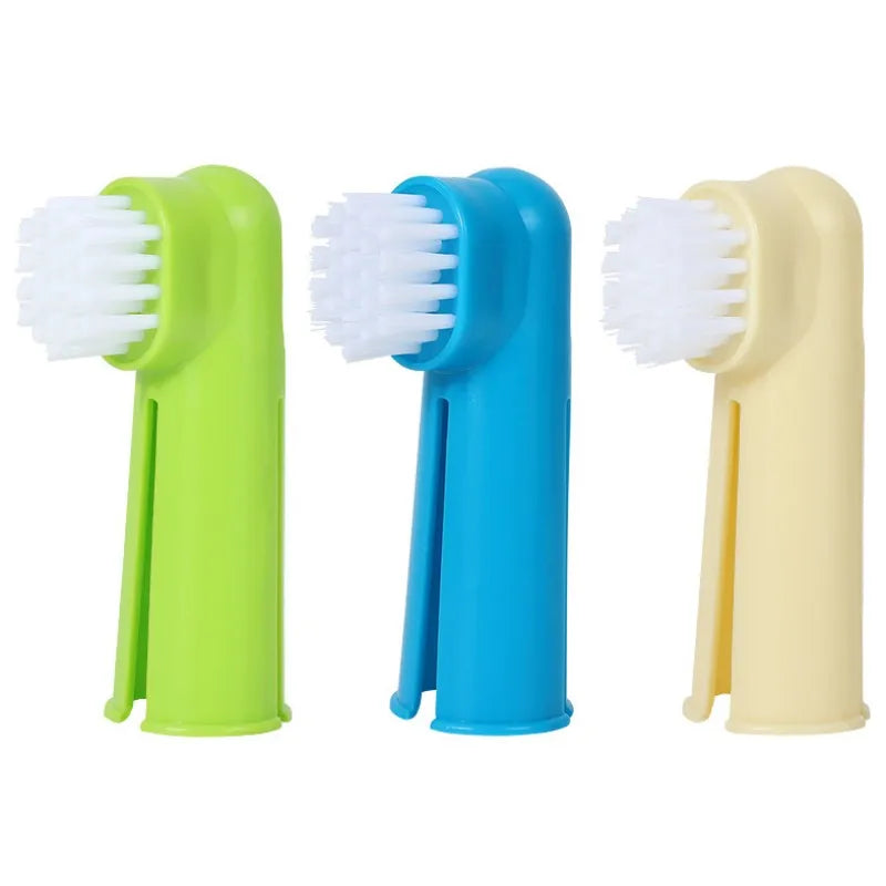 Dog Toothbrush Set Pet Teeth Cleaning Finger – Dog Supplies
