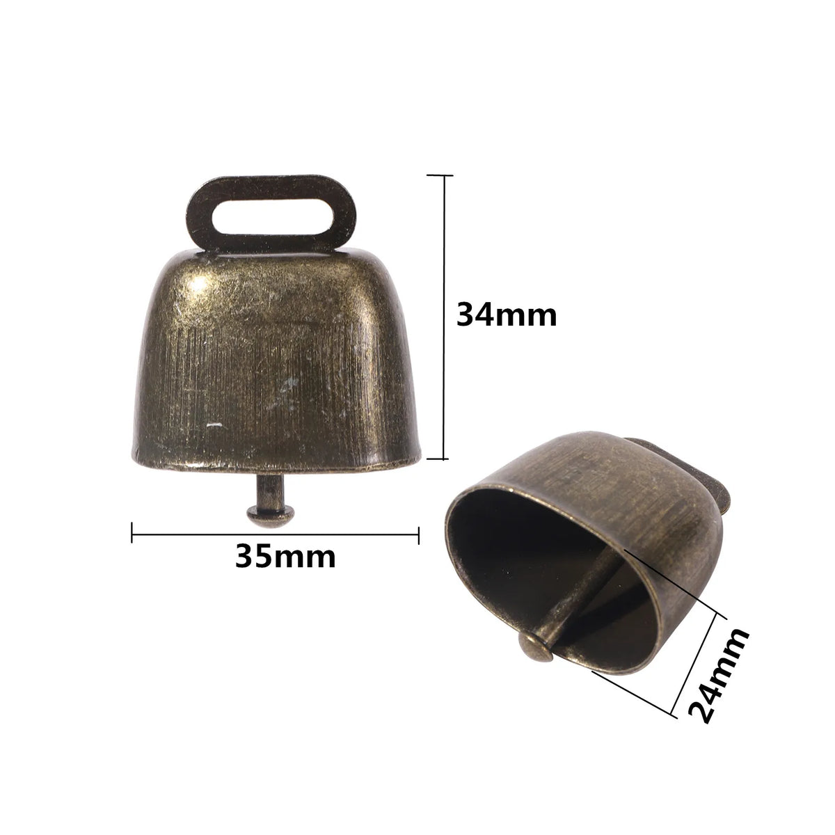 New Animal Pet Copper Bells Hanger Metal - ProPawPet.com