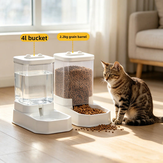 4L Large Capacity Automatic Cat Feeder & - ProPawPet.com