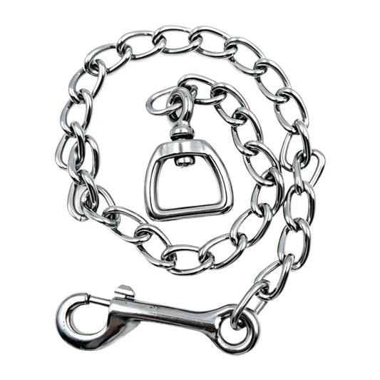 Silver Horse Lead Chain Easy Attachment - ProPawPet.com