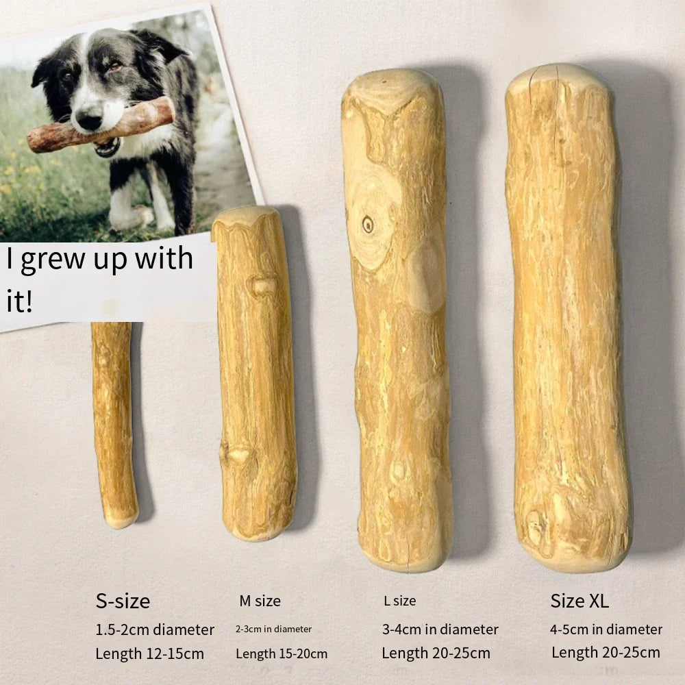 1pc Natural Coffee Wooden Dog Chew Toys for - ProPawPet.com