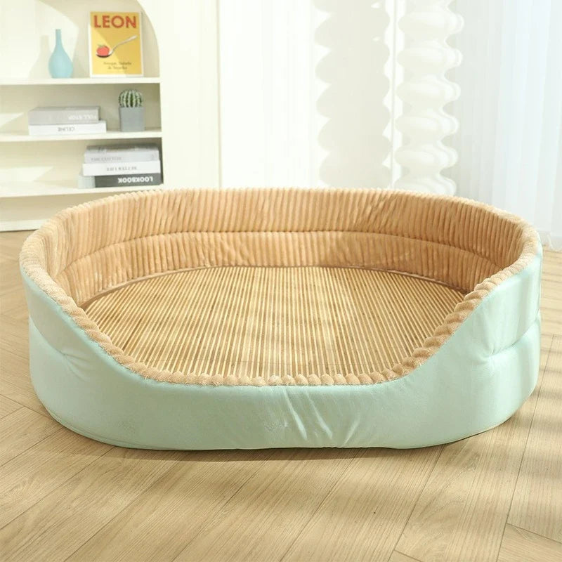 Deluxe Oval Dog Bed - Double-Sided Washable - ProPawPet.com