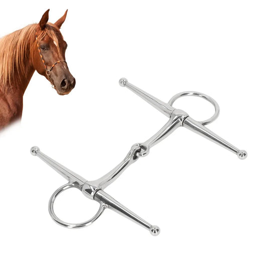 Practical Stainless Steel Horse Snaffle Bit - ProPawPet.com