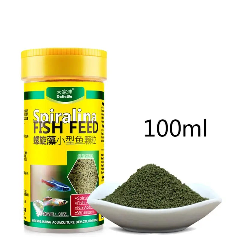 Spirulina Food Tropical Fish Nutrition for Aquarium Tank