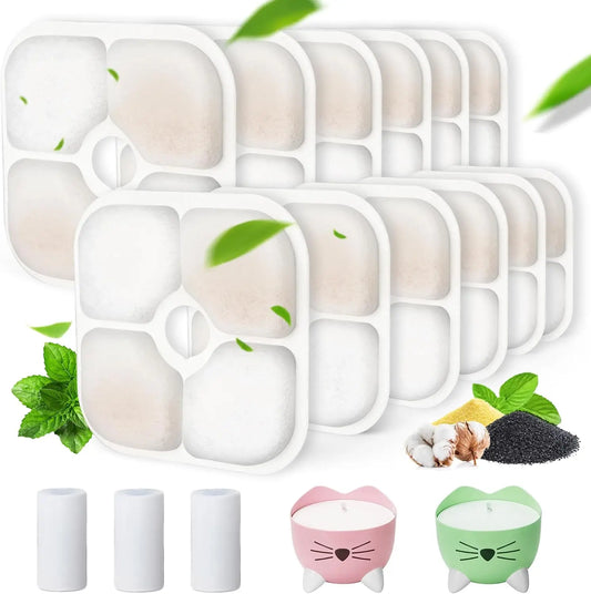 16 Packs Pet Water Fountain Filter - ProPawPet.com