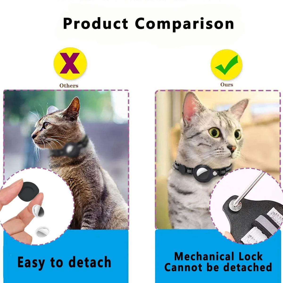 Adjustable Reflective Cat Collar with - ProPawPet.com