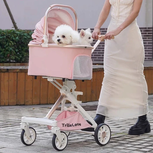 Luxury PU leather pet stroller,Car Pet - ProPawPet.com