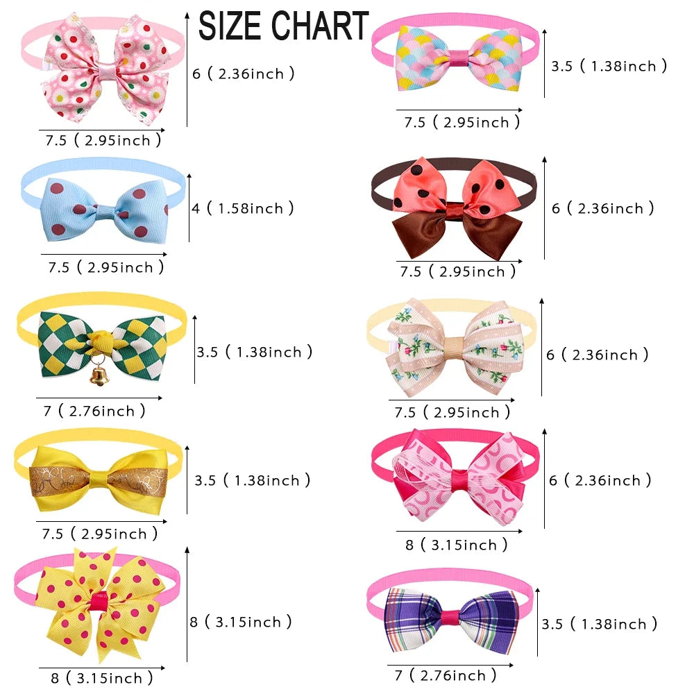 50/100pcs Bulk Popular Dog Bowtie For Small - ProPawPet.com
