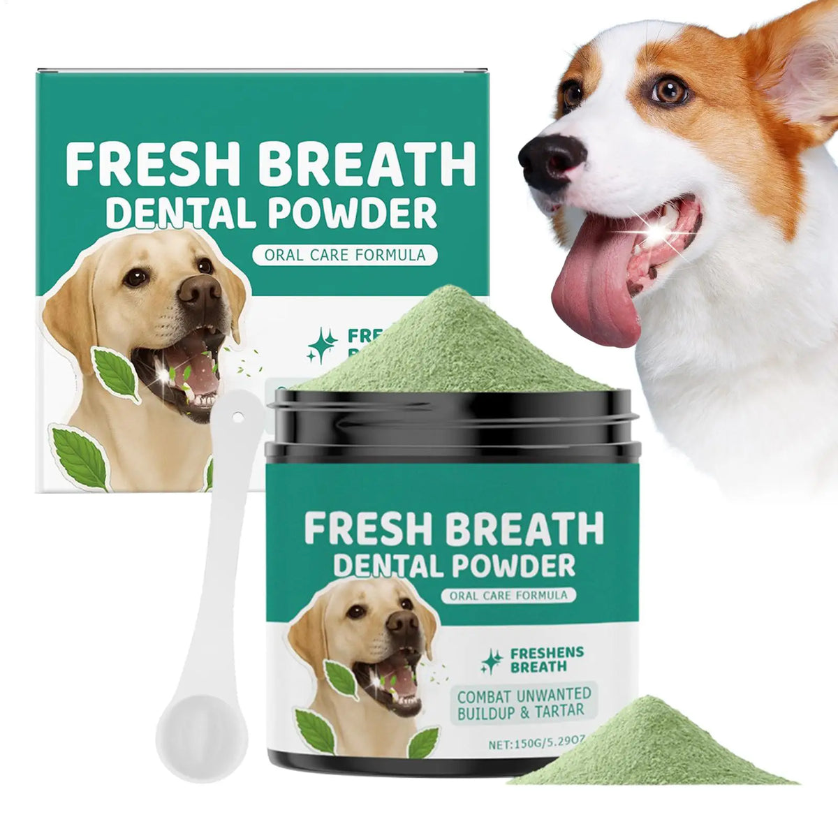 150g Dog Tooth Cleaning Powder Gentle Dental - ProPawPet.com