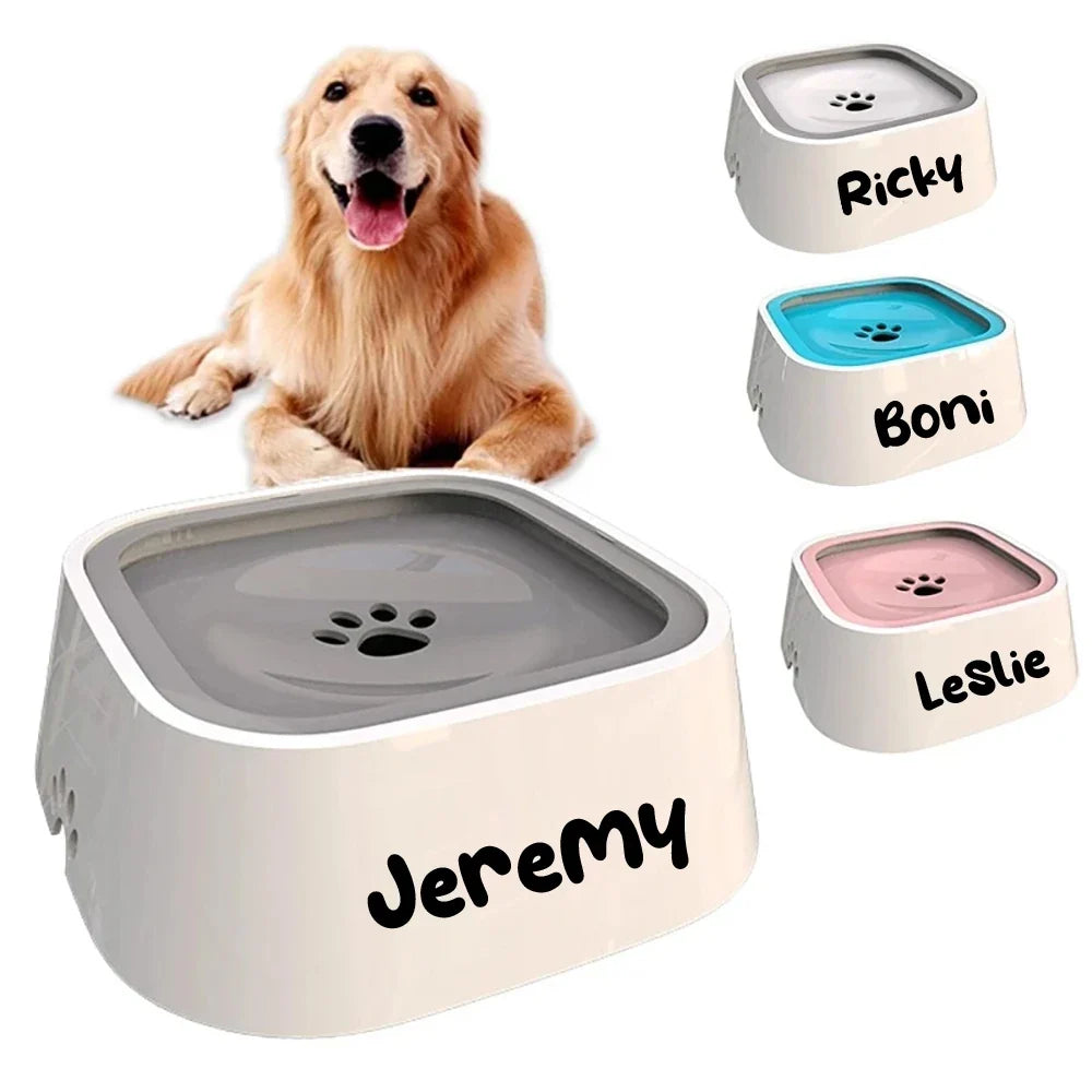 Custom Dog Drinking Water Bowl No Spill - ProPawPet.com