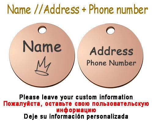 Personalized Pet Cat Dog Name Collar - ProPawPet.com