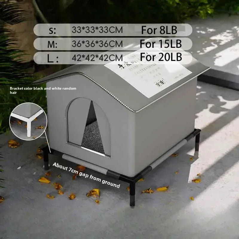 Four Seasons Cat House Outdoor Waterproof - ProPawPet.com