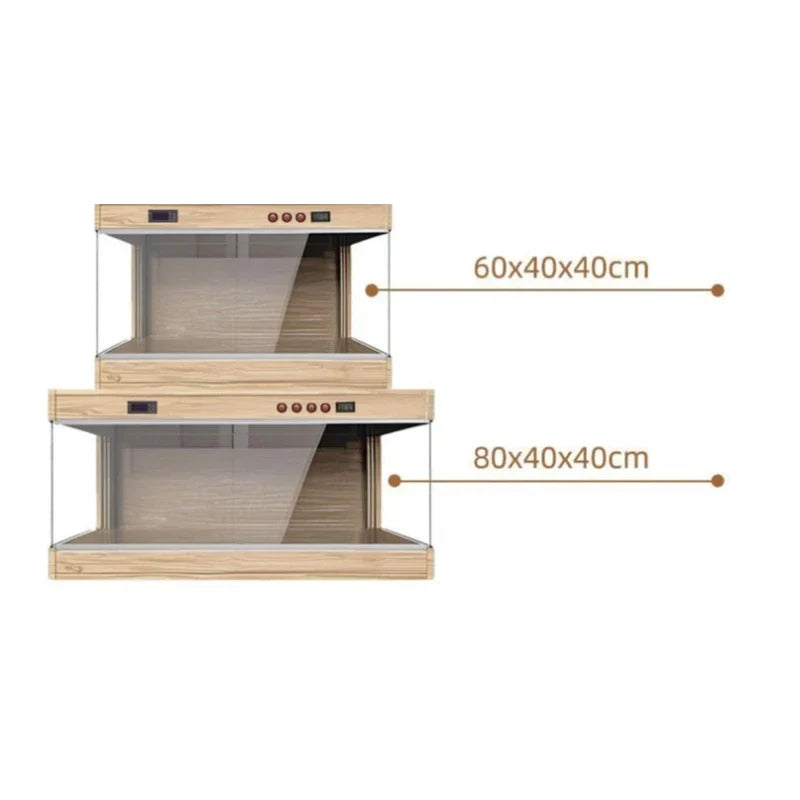 Reptile Feeding Box Solid Wood Temperature - ProPawPet.com