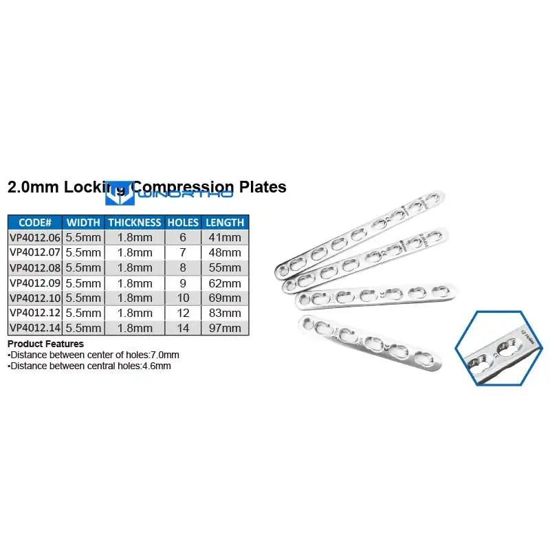 2.0&2.4&2.7mm LCP locking compression plates - ProPawPet.com