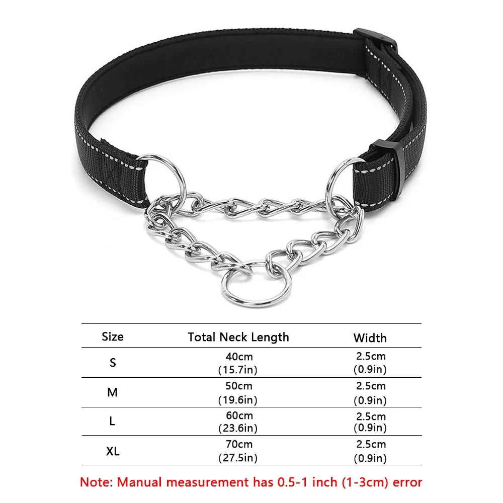 Stainless Steel Chain Martingale Collar - - ProPawPet.com