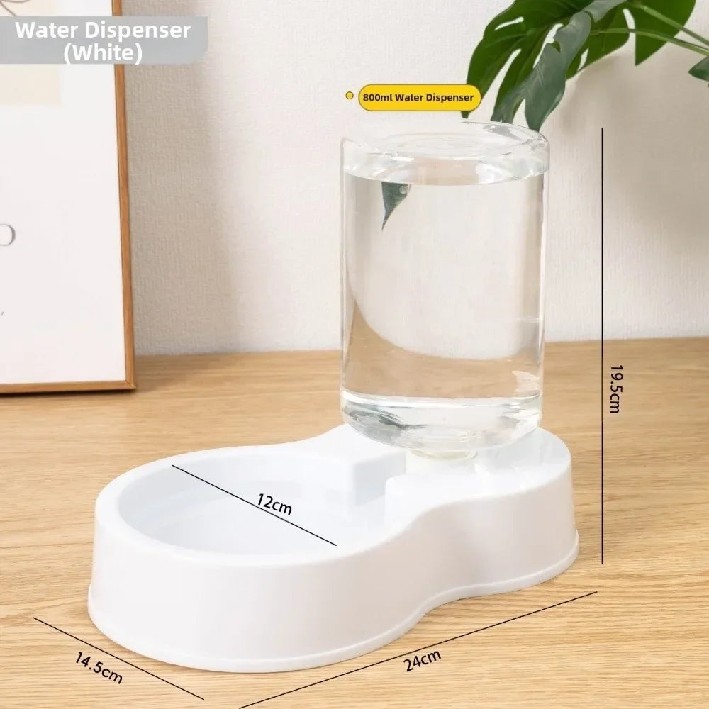 800ml Pet Automatic Feeder Large Capacity 2 Styles Cat & Dog – Cat Supplies