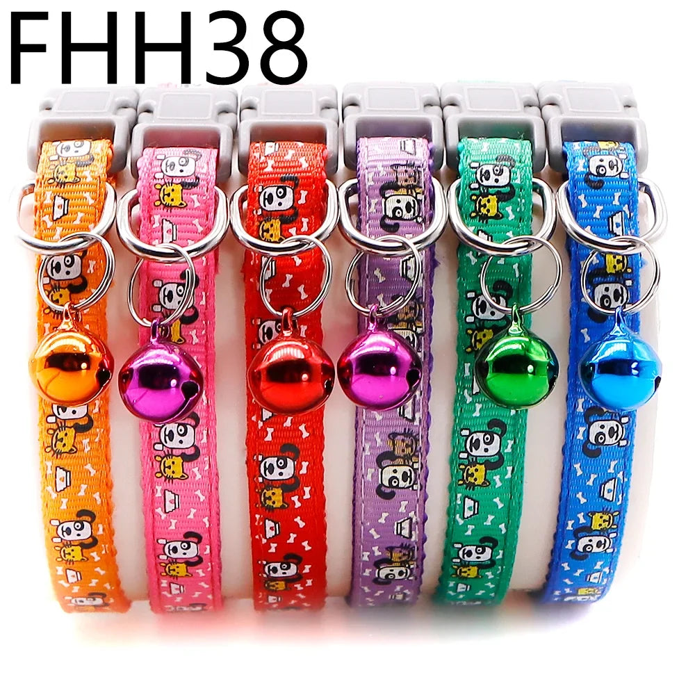12Pcs Collars Cute with Bells Pet Necklace - ProPawPet.com