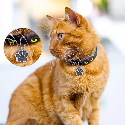 Cat Dog Paw Print Dog Cat Tags Personalized - ProPawPet.com