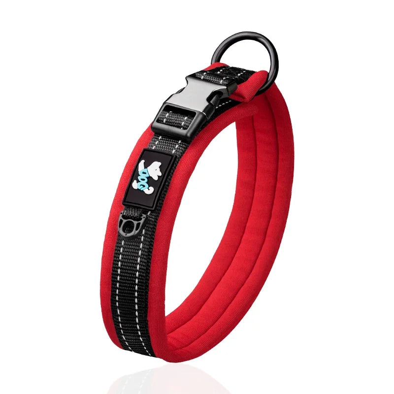 Adjustable Mesh Padded Pet Dog Collar Custom - ProPawPet.com
