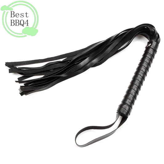 (BBQ4)1pc Pu Leather Pimp Whip Riding Crop - ProPawPet.com