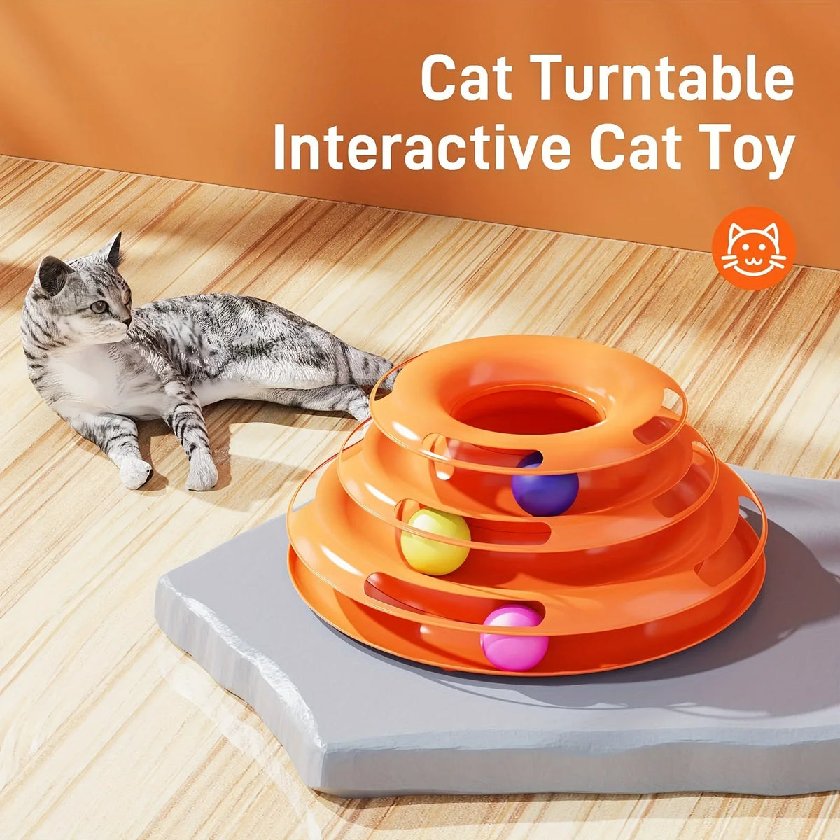 3 Layer Interactive Cat Toy Tower with - ProPawPet.com
