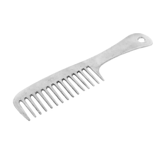 Polished Horse Grooming Comb Stainless Steel - ProPawPet.com