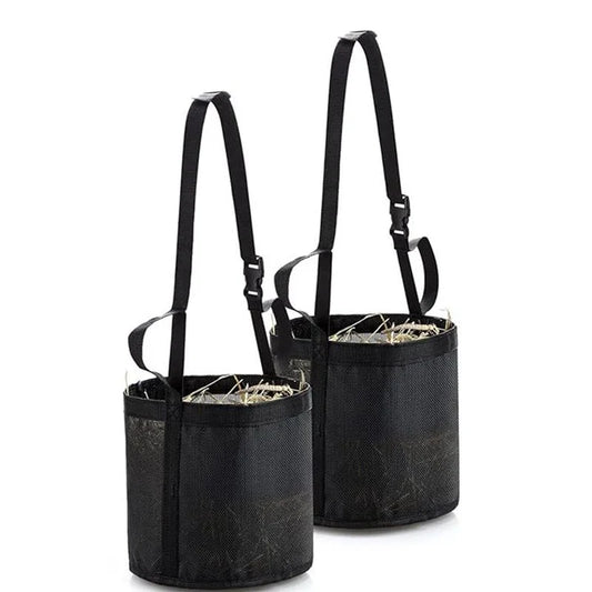 [NEW!ABKG】 Horse Feed Bag 2 Pcs Heavy Duty - ProPawPet.com