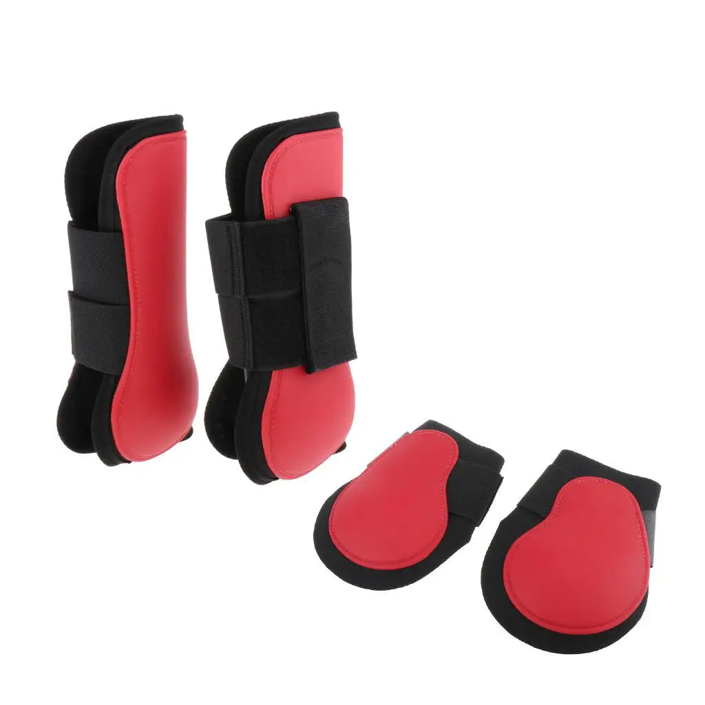 Horse Leg Wraps PU Adjustable Protective - ProPawPet.com