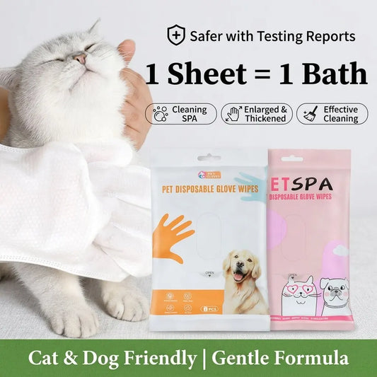 5 Packs Totaling 30 Pet Cleaning Wipes, - ProPawPet.com