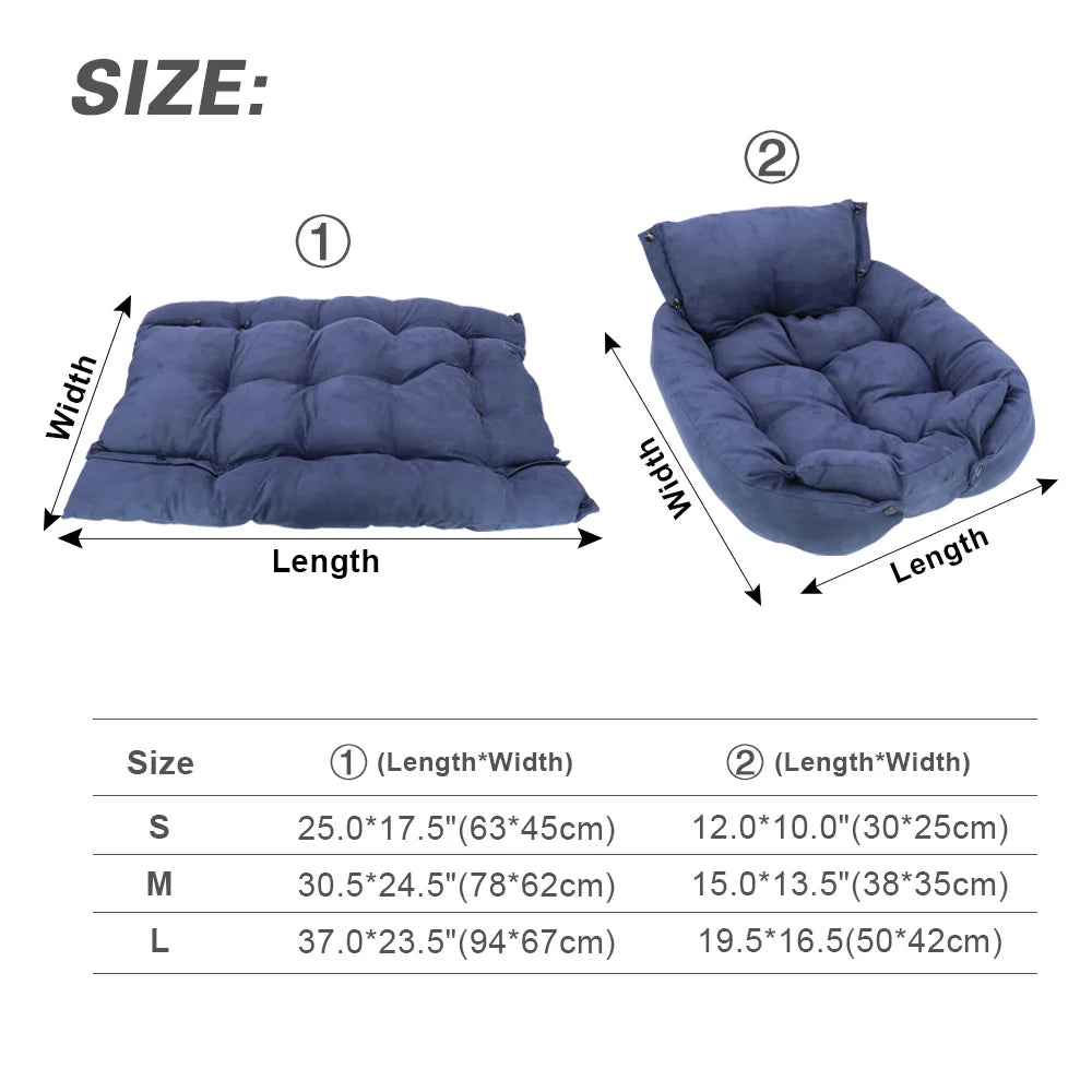Warm Dog Sofa Bed Winter Pet Dog Cat Bed - ProPawPet.com