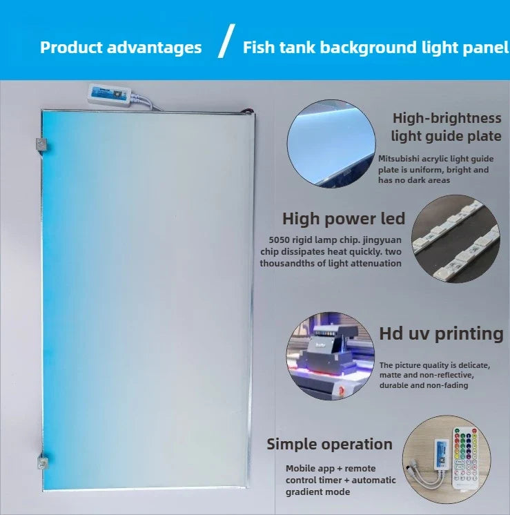 Fish Tank Background Light Board Rgbw - ProPawPet.com