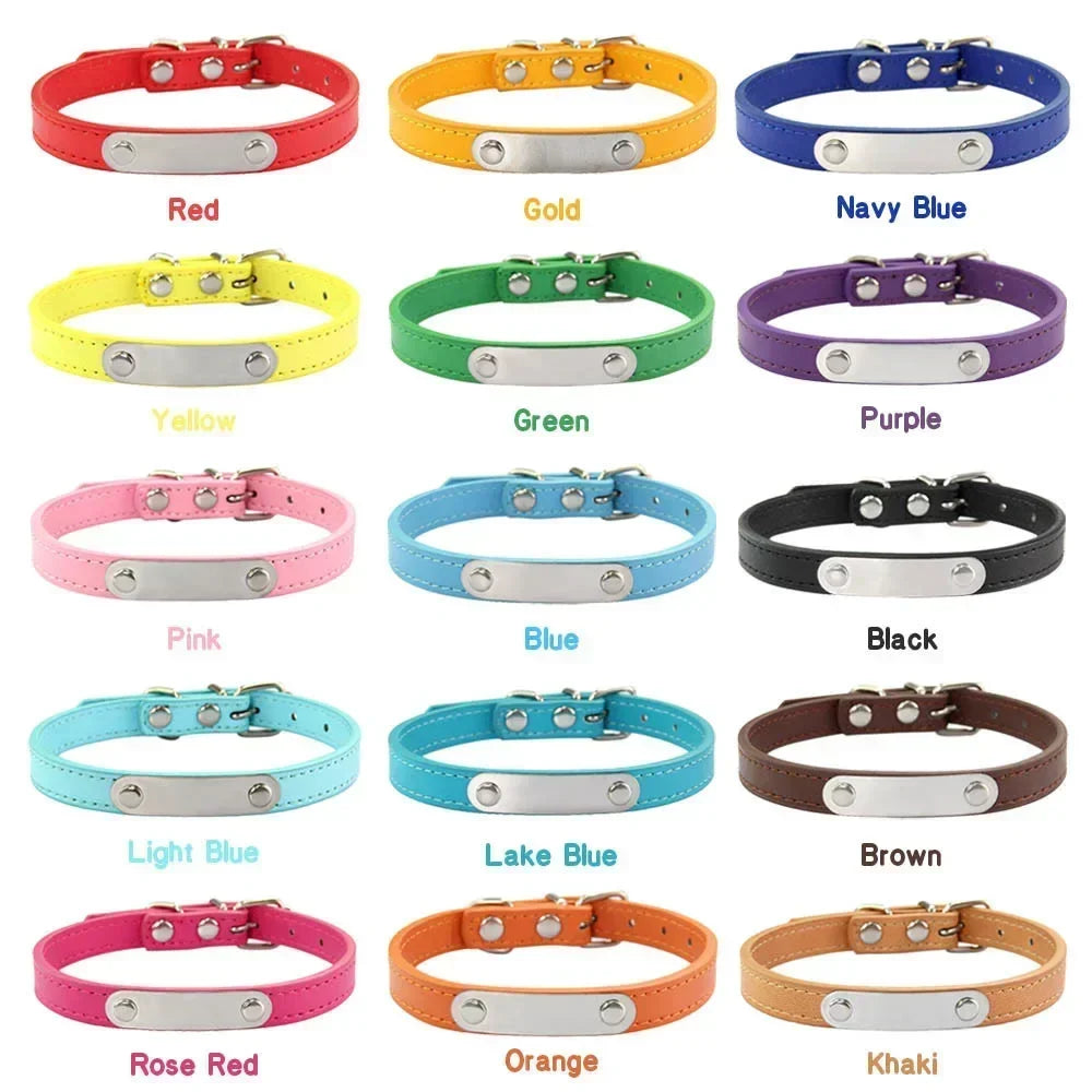 Personalized Dog Collar Name Carved ID - ProPawPet.com