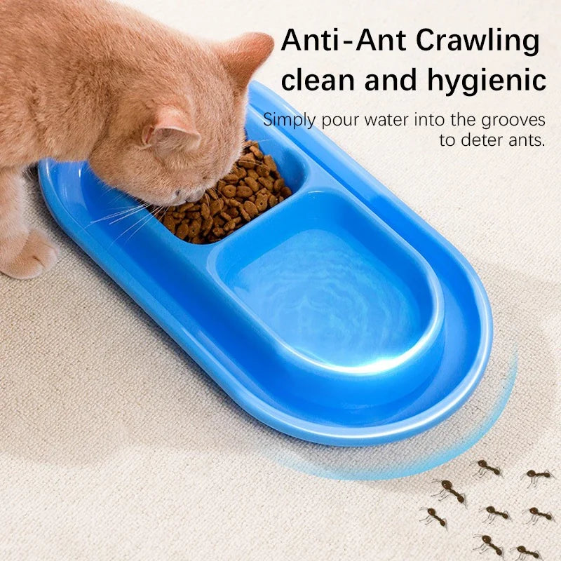 Pet Double Rice Bowl Sturdy Durable Ant - ProPawPet.com