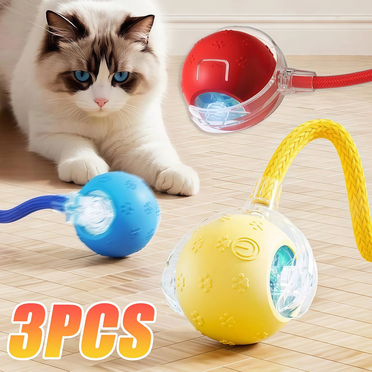 Upgrade Smart Interactive Cat Toys Ball Pet - ProPawPet.com