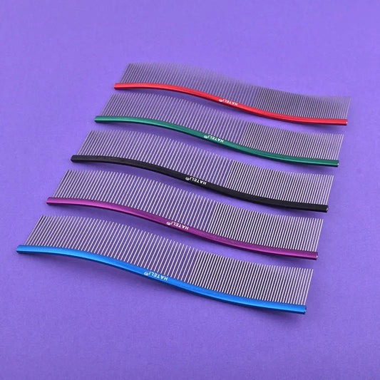 22cm Pet S Type Comb Professional Stainless - ProPawPet.com