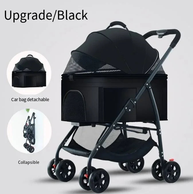Pet Car Strollers 3IN1 Lightweight Foldable Specifically – 7 Colors