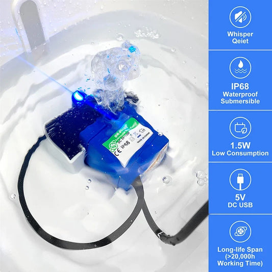 Mini DIY Low Noise Motor Pump 5V DC USB - ProPawPet.com