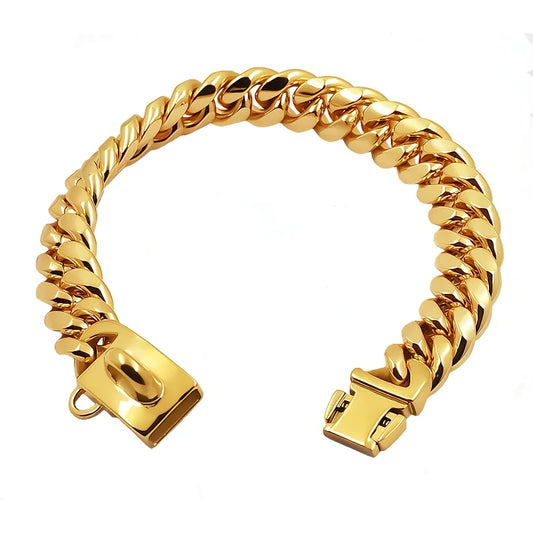Metal Dog Collar Stainless Steel Pet Choker - ProPawPet.com