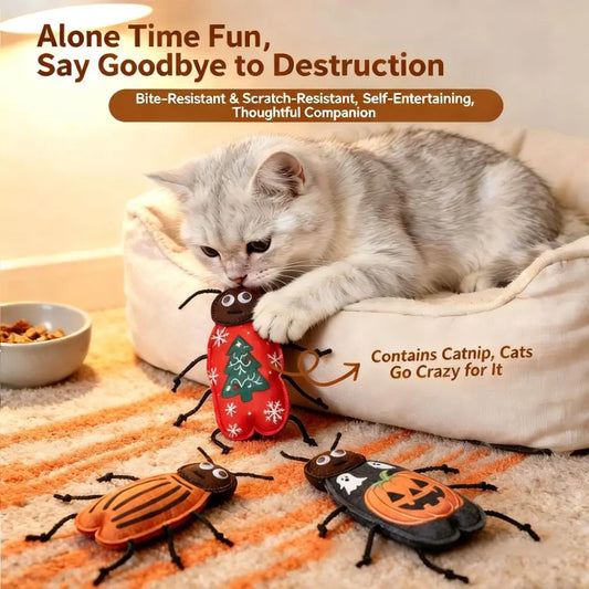 Soft Felt Material Imitation Cockroach Cat - ProPawPet.com