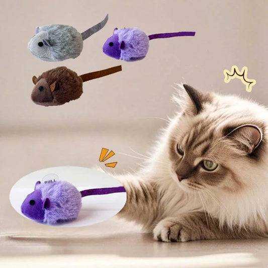 Plush Cat Toy Squeaky Simulation Mouse - ProPawPet.com