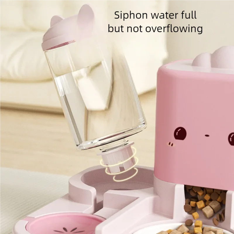 Cat Automatic Feeder Cute Smiling Feeding - ProPawPet.com