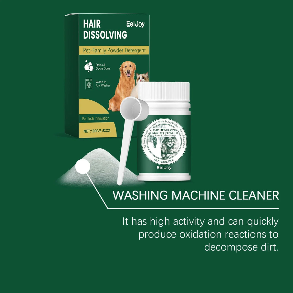 Dissolve Pet Hair Powder For Washing Ma - ProPawPet.com