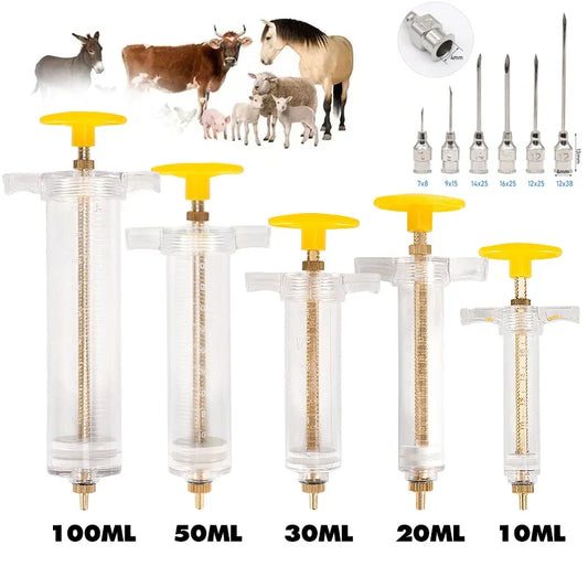 10/20/30/50/100ml Adjustable Dose Syringe - ProPawPet.com