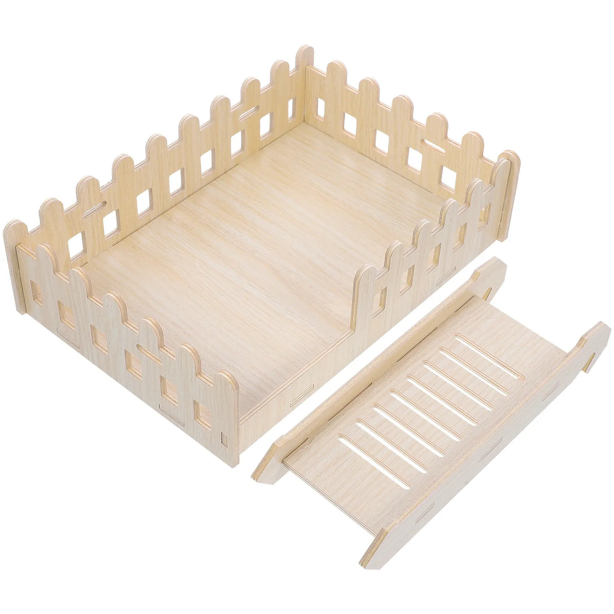 Hamster Wood Platform Ladder Solid Small Pet - ProPawPet.com