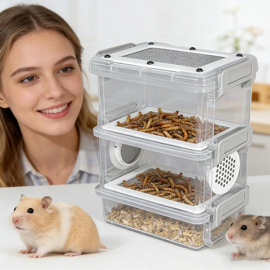 Roach Feeding Box Pet Breeding Cage - ProPawPet.com